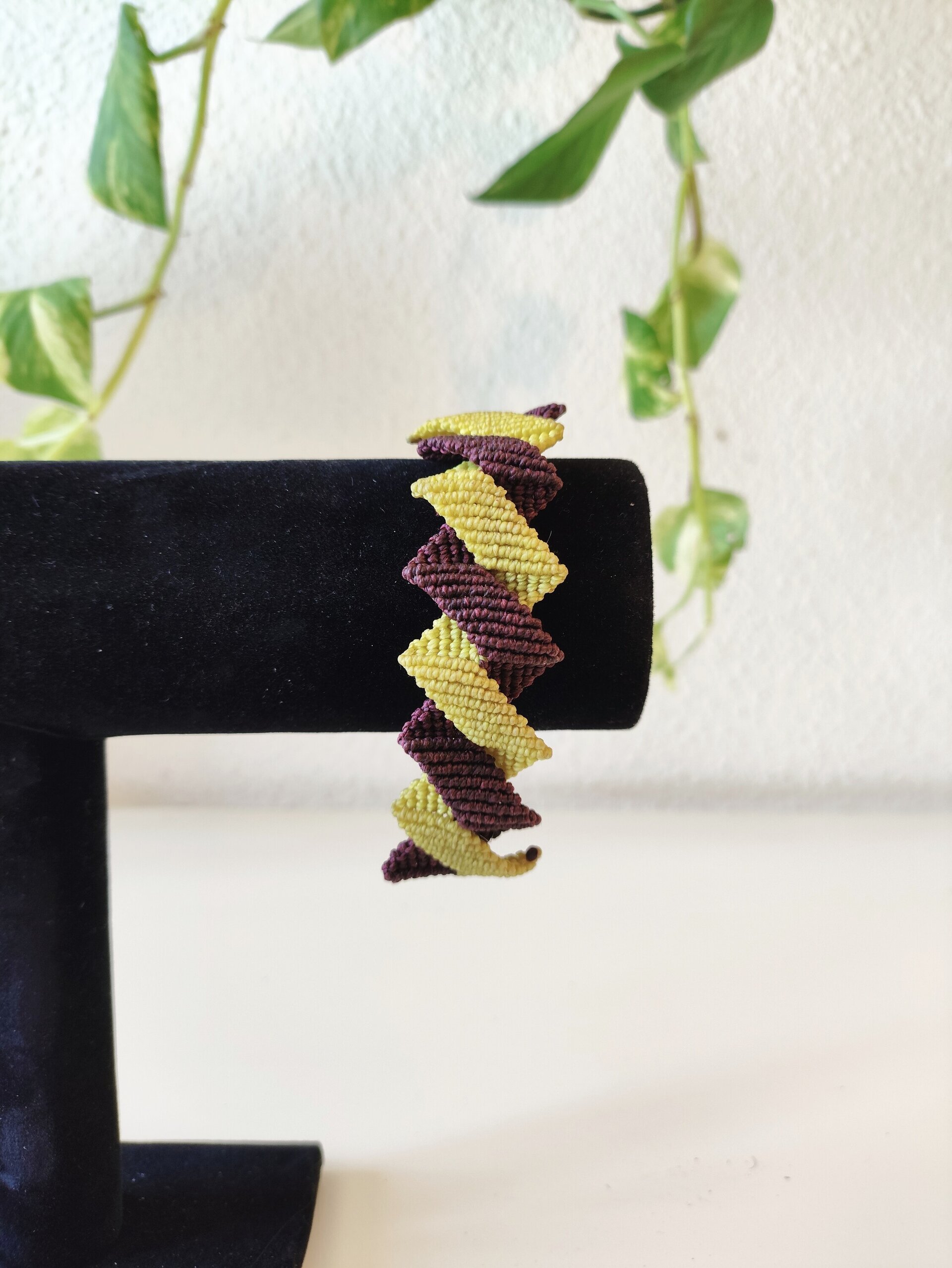 Pulsera zigzag - macramé - 3