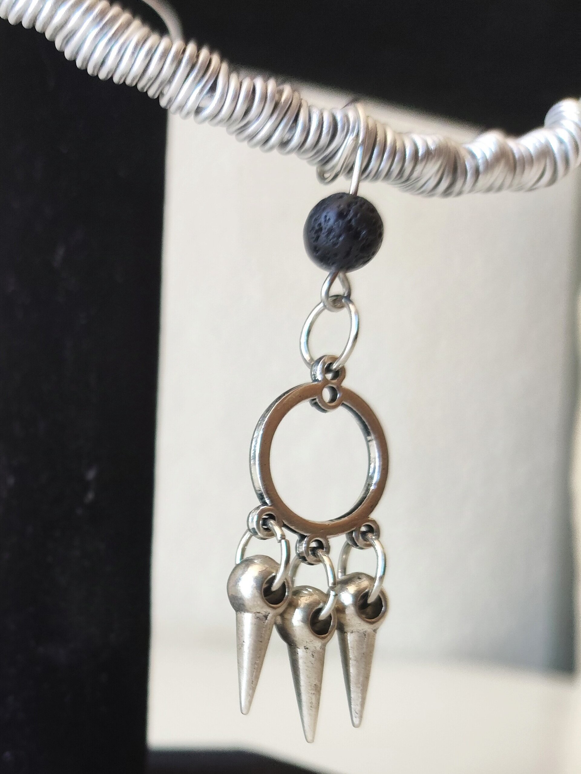 Collar bucles, aro y pinchos - 2
