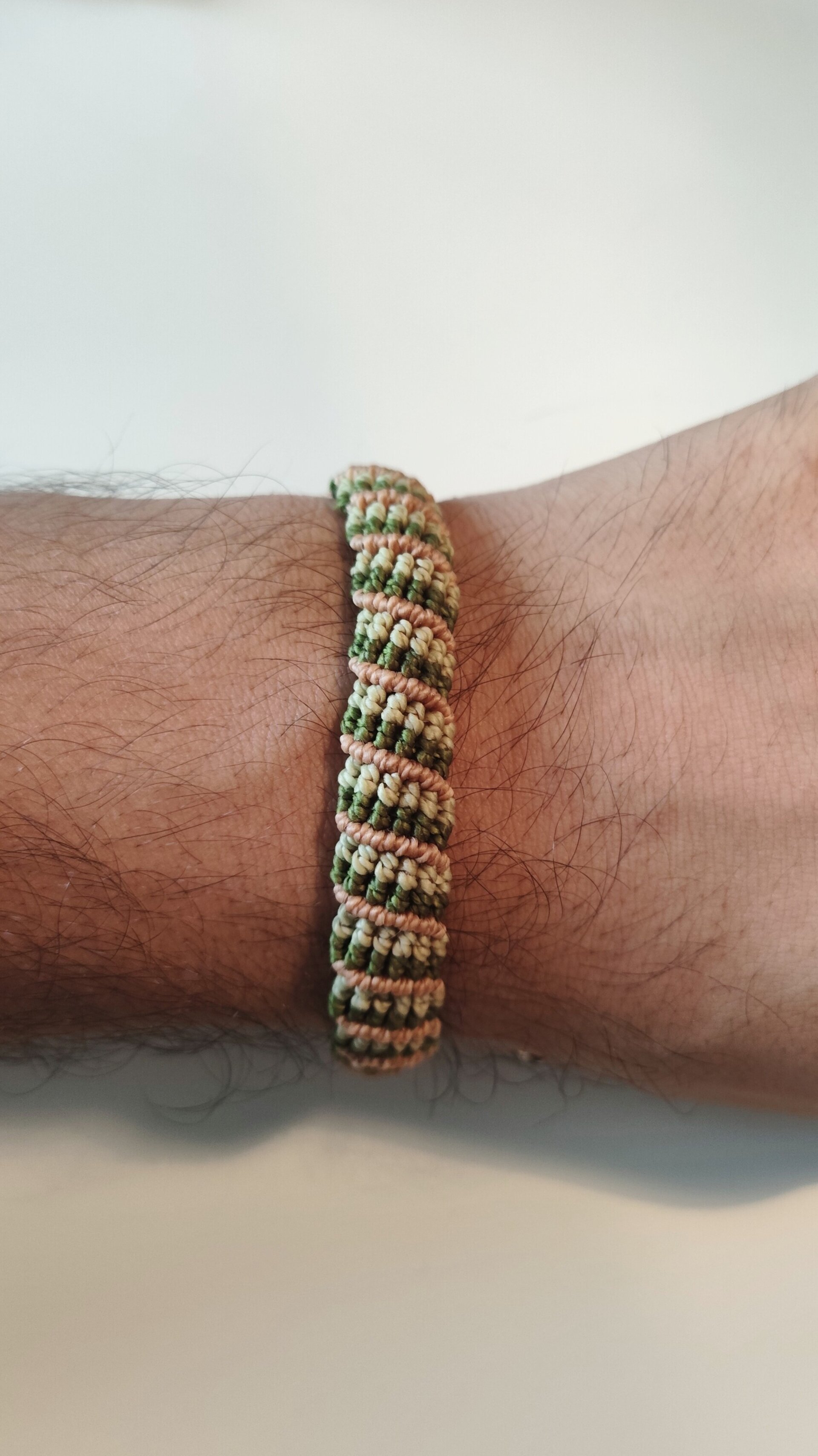 Pulsera tricolor - macramé - 2