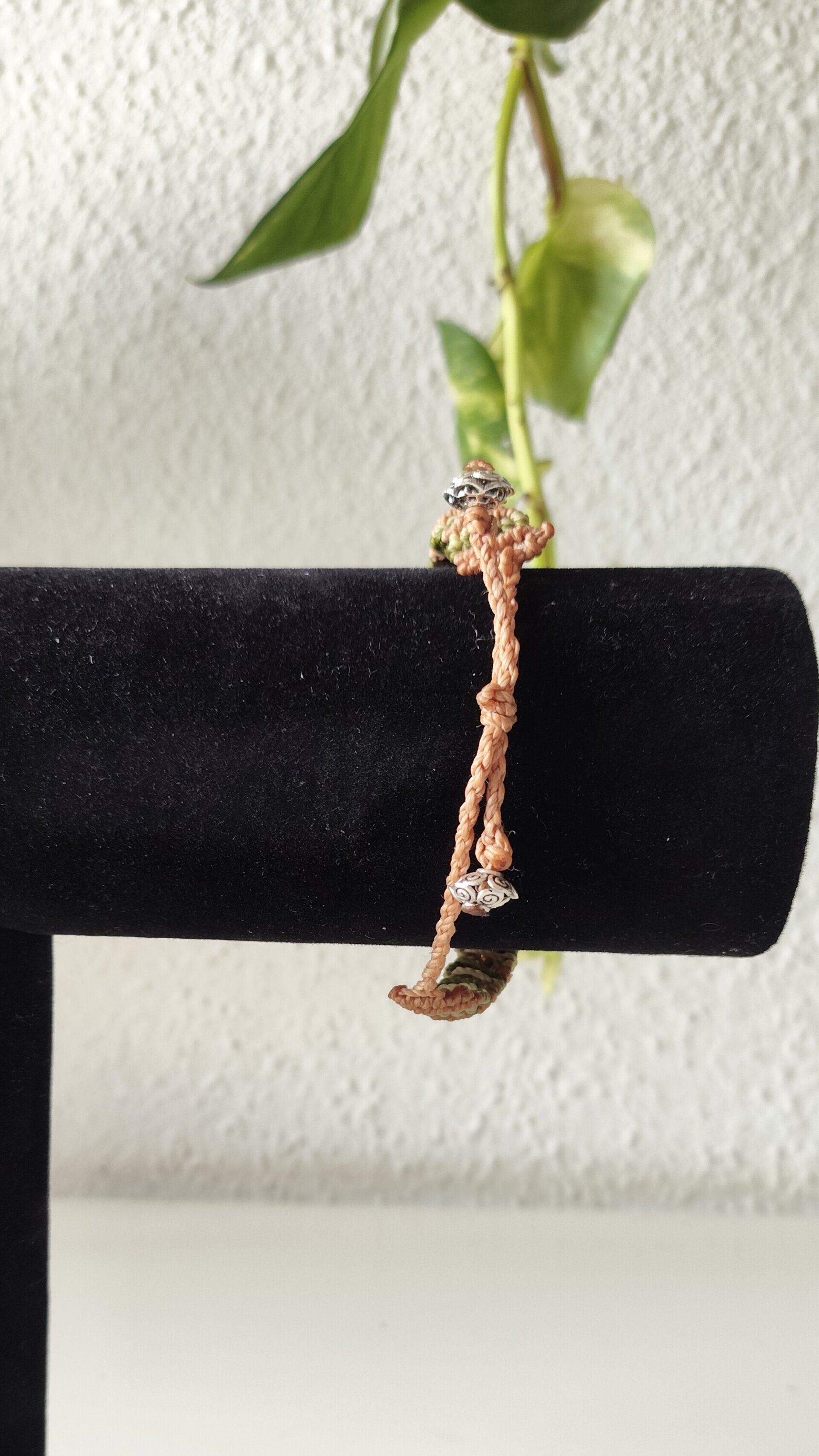 Pulsera tricolor - macramé - 4