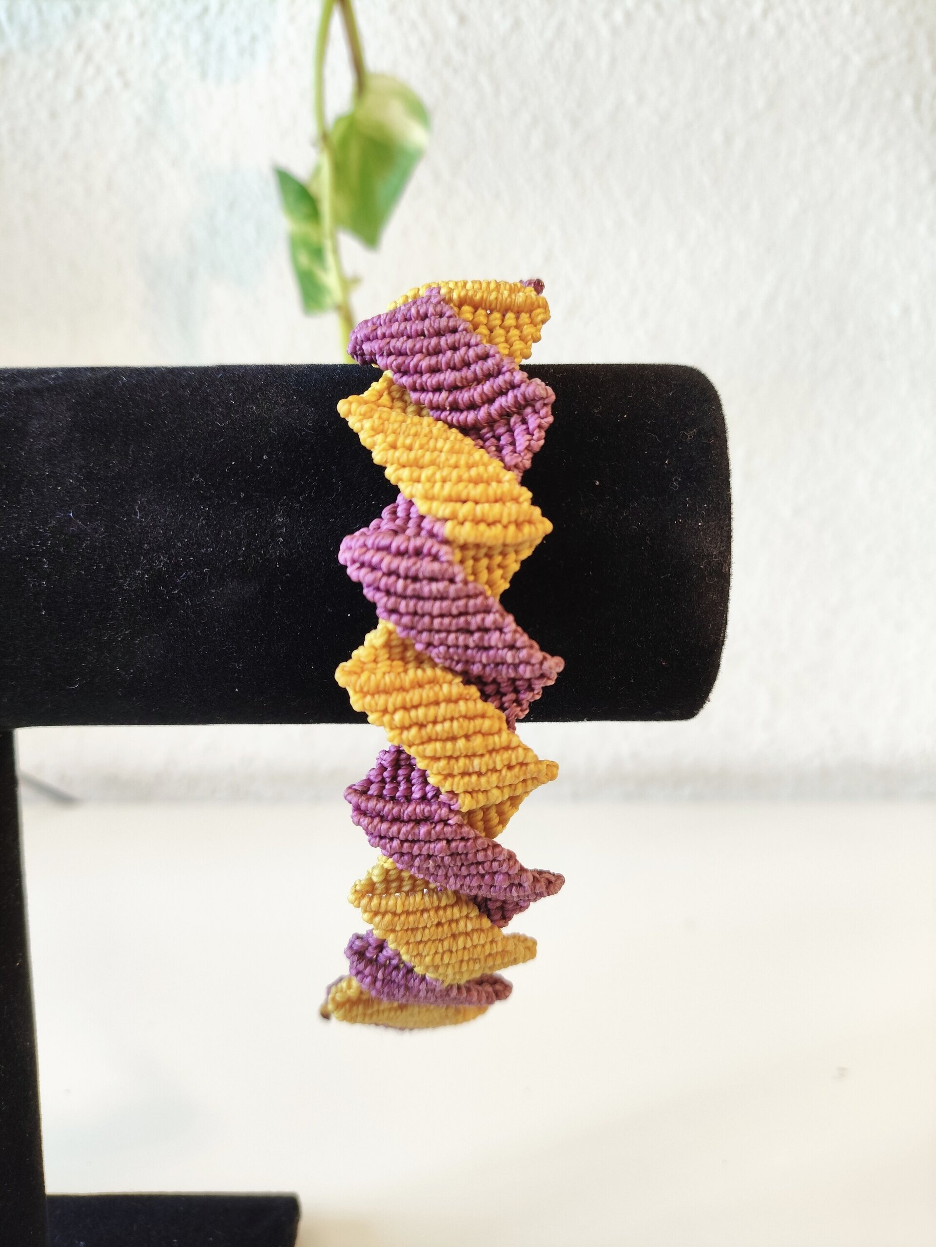 Tobillera zigzag - macramé - 3