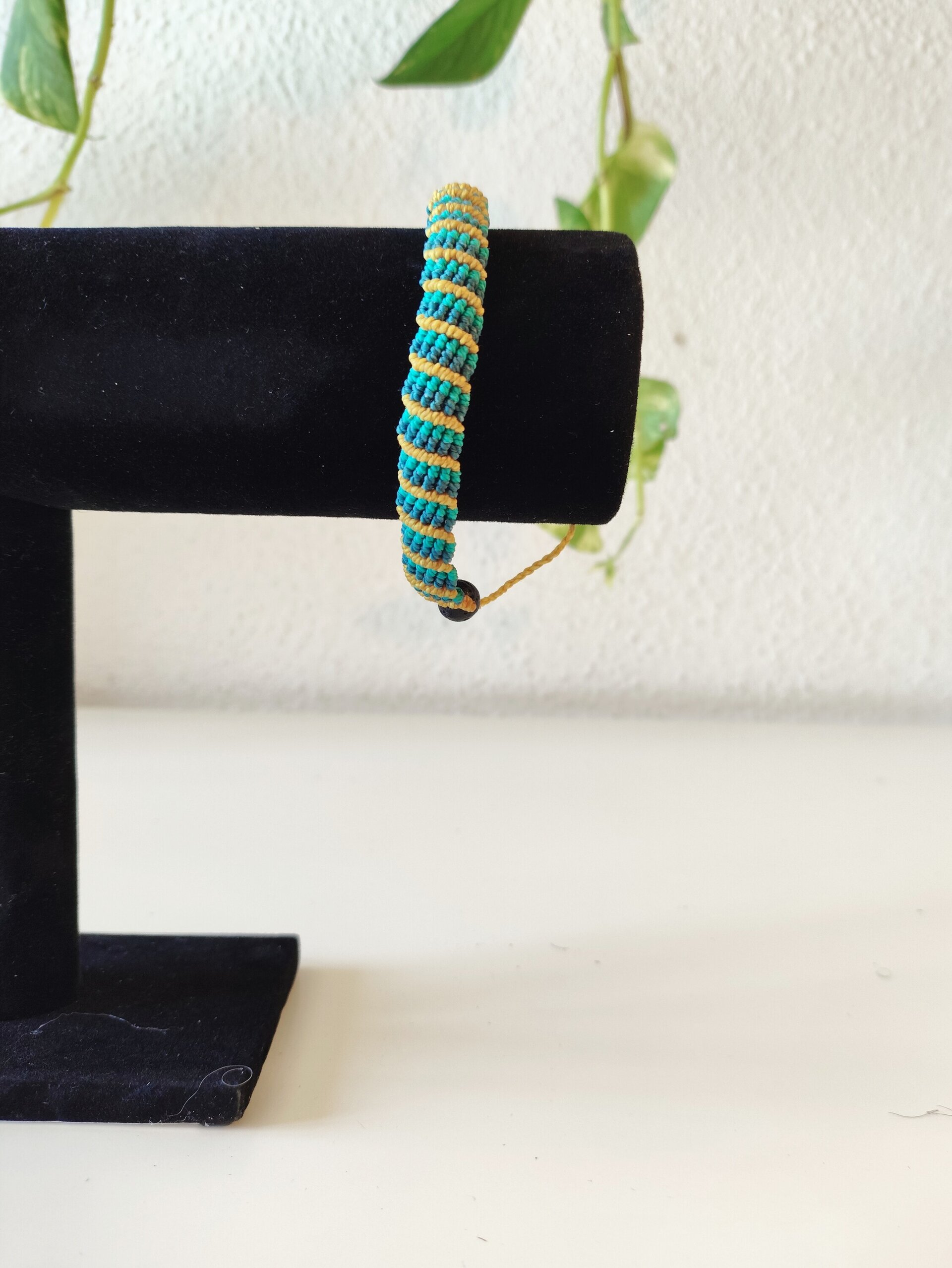 Pulsera tricolor - macramé - 3
