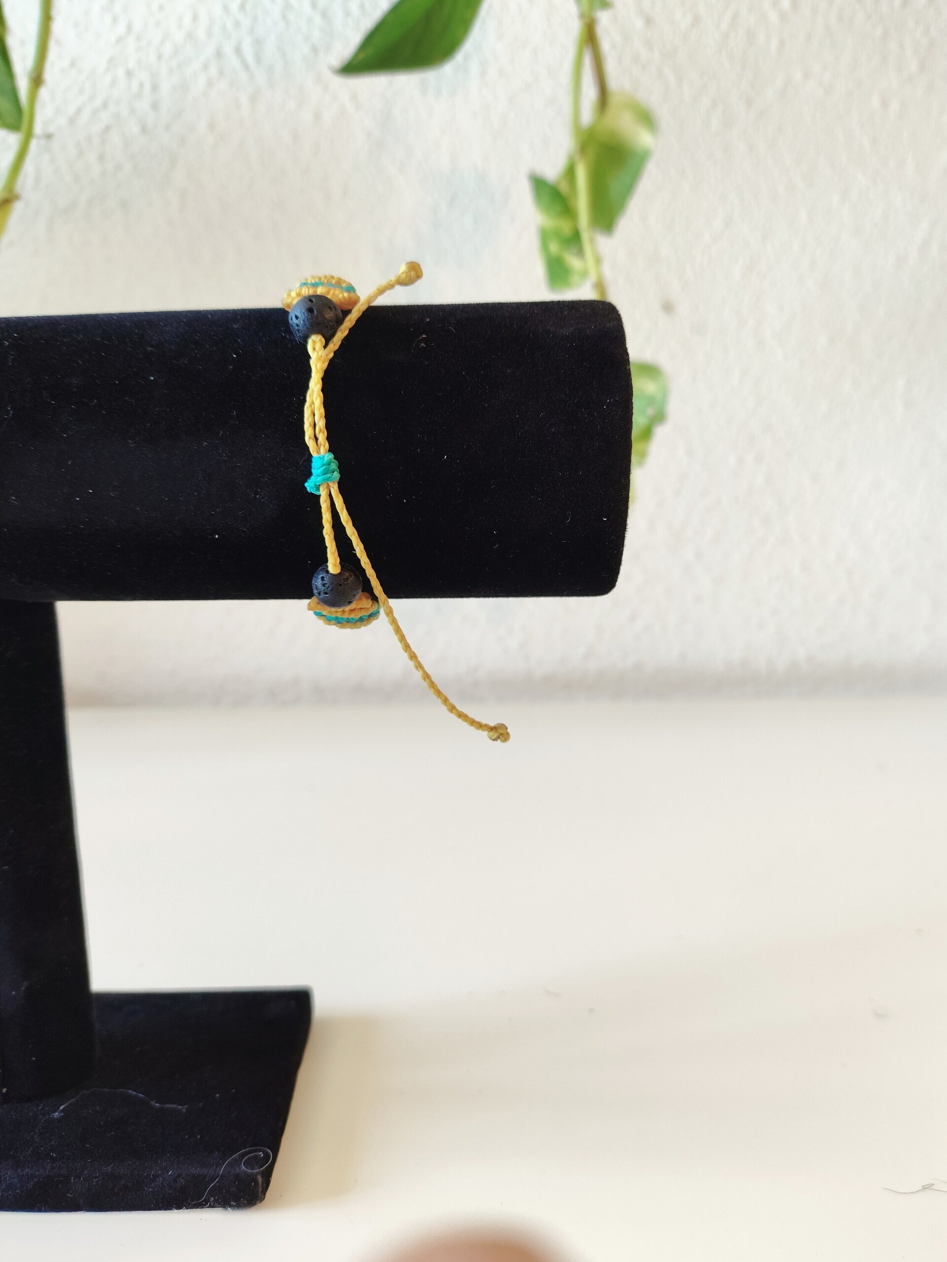Pulsera tricolor - macramé - 4