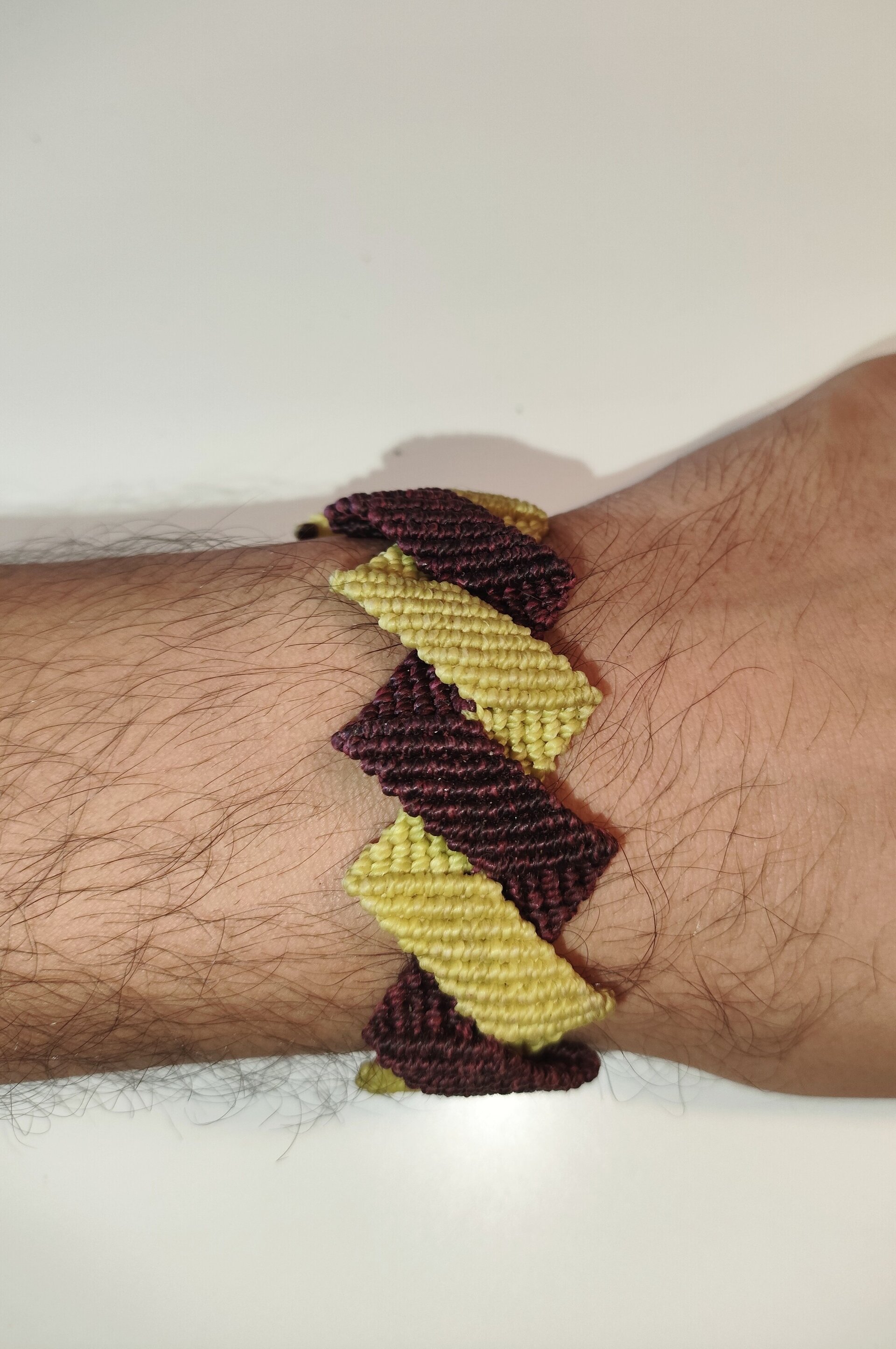 Pulsera zigzag - macramé - 2