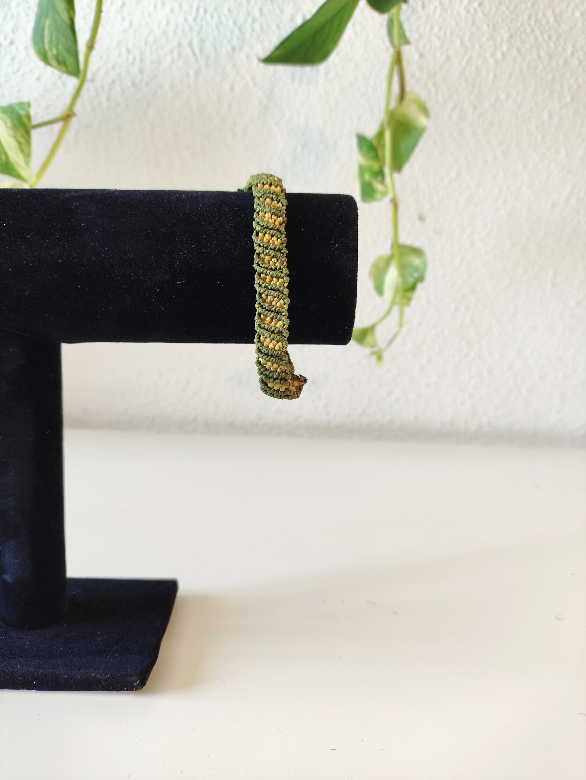 Pulsera de ondas - macramé - 3