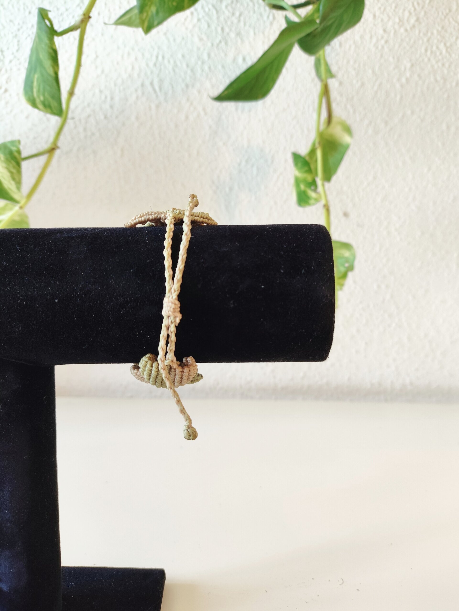 Pulsera rombos - macramé - 4